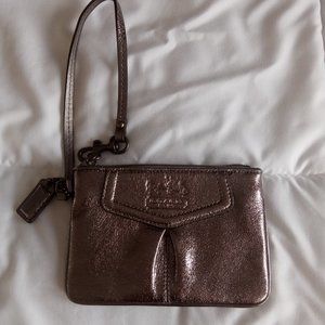 Coach glitter wristlet